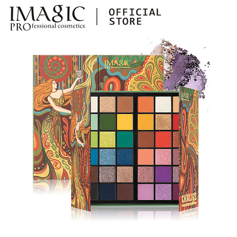 IMAGIC – Palette de fard à paupières avec 36 couleurs, maquillage en poudre mat, scintillant, effet nacré, arc-en-ciel ► Photo 1/6