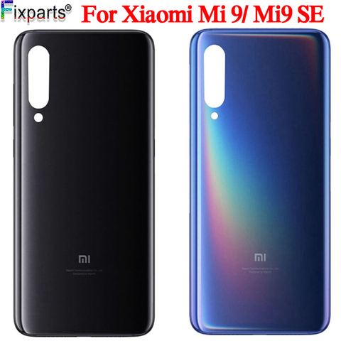 Coque arrière pour Xiaomi mi 9, boîtier de batterie, panneau en verre, pièces de rechange, nouveau ► Photo 1/6