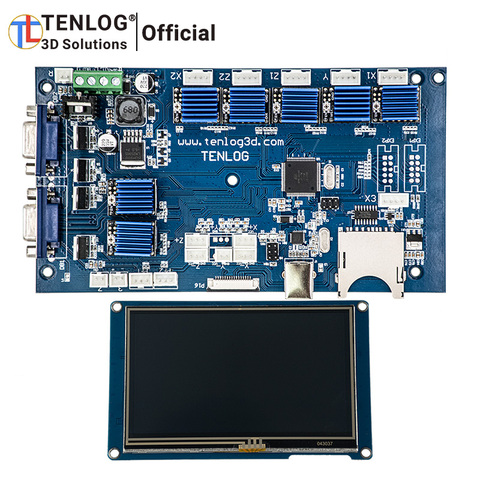 Carte mère v1 avec pilote TMC2208 et écran tactile, double extrudeuse indépendante, imprimante 3D ► Photo 1/2