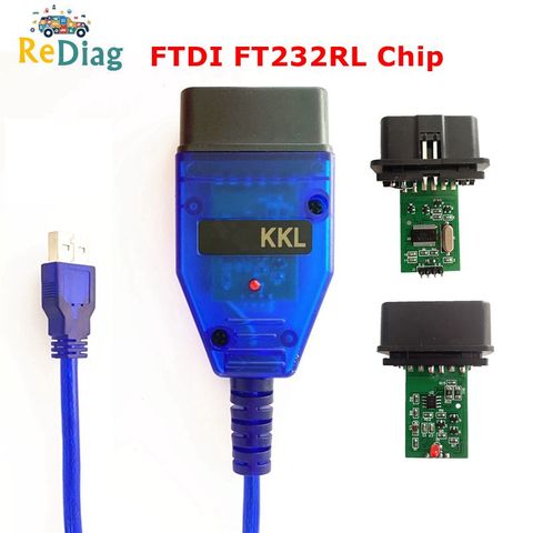 Outil de Diagnostic automatique pour VAG KKL, Scanner pour VAG-KKL 409 avec puce FTDI FT232RL, câble d'interface USB OBD2 ► Photo 1/6