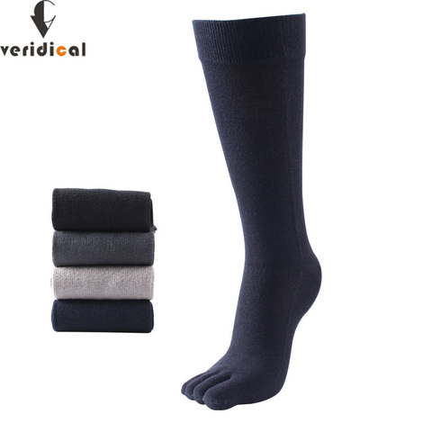 VERIDICAL 2022 Offre Spéciale cinq doigts chaussettes longues coton peigné bonne qualité Compression thermique chaussettes 5 doigts chaussettes Calcetine ► Photo 1/6