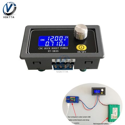 DC-DC réglable automatique Buck Boost régulé Module d'alimentation solaire charge constante tension Module de courant 5V 12V 24V ► Photo 1/6