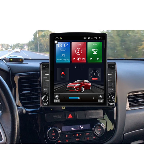 Autoradio multimédia, 64 go, Android 10, navigation GPS, IPS, unité centrale, lecteur Tesla, Audio, stéréo, pour voiture Mitsubishi Outlander (2017, 2022, 2022) ► Photo 1/6