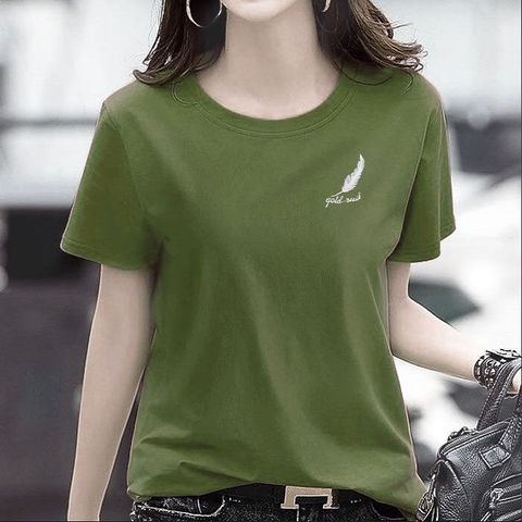 Femme t-shirts femmes manches courtes T-shirt été femmes demi manches haut court Mujer Camisetas ► Photo 1/6