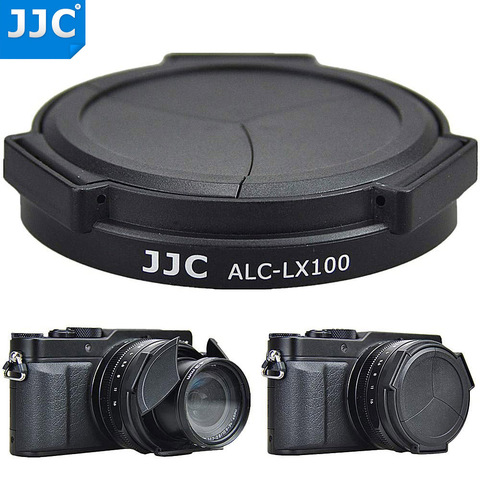 JJC – capuchon d'objectif automatique, pour Panasonic LUMIX DMC-LX100 DMC-LX100II LEICA D-LUX (Typ 109) D-LUX7 As DMW-LFAC1, capuchon de protection ► Photo 1/6