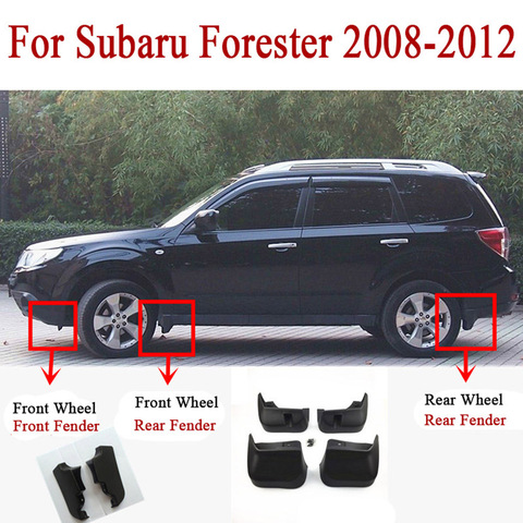 Garde-boue de voiture pour Subaru Forester, garde-boue pour Subaru Forester 2008 2009 2010 2011 2012 2013 2014 2015 2016 2017 2022 ► Photo 1/6