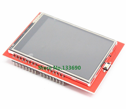 Écran tactile LCD TFT, 2.4 pouces, 2.4 pouces, avec Port parallèle avec lecteur TF, résolution 320x240, pour carte UNO R3, 1 pièces ► Photo 1/2
