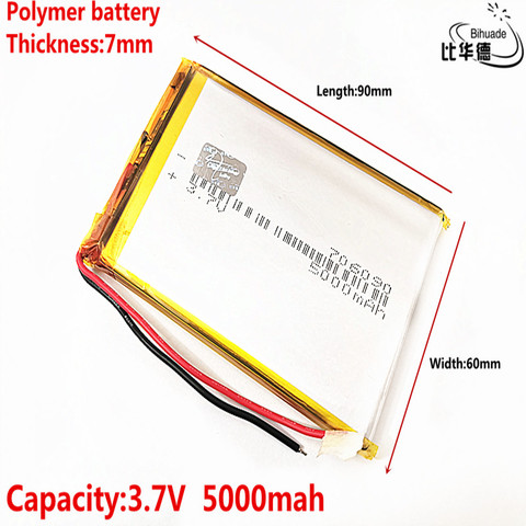 Batterie lithium-ion 3.7 v, 706090/5000mAh, pour tablette poewr Portable ► Photo 1/1
