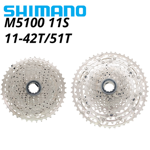 Shimano Deore CS M5100 – pignon de Cassette à 11 vitesses, roue libre CS-M5100, chaînes de vtt, 11 vitesses, 11-51T, 11 S, 42T ► Photo 1/6