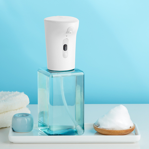 Lebath-distributeur automatique de savon à mousse, à capteur sans contact, charge magnétique, machine à laver ► Photo 1/6