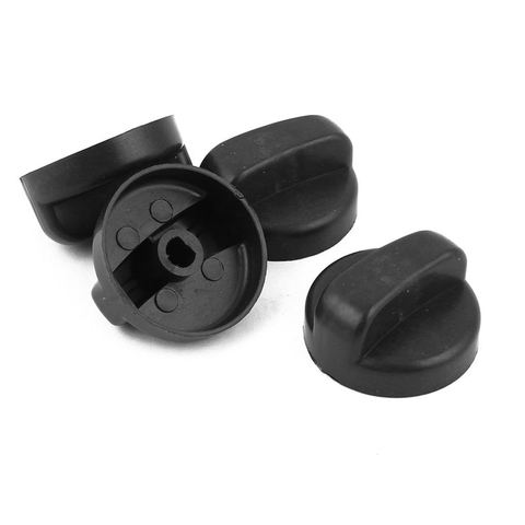 Cuisine 44 mm diamètre en plastique noir bouton interrupteur pour table de cuisson à gaz 4 ► Photo 1/3