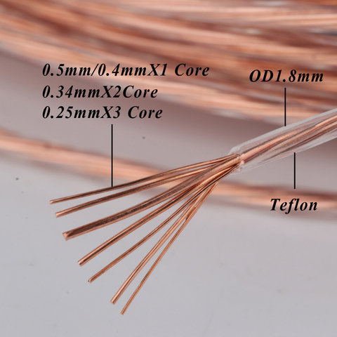 YTER 1Cu 8N OCC câble d'interconnexion audio en cuivre pur câble d'équilibre câble bluck rallonge audio vidéo câble RCA fil de signal ► Photo 1/6