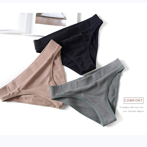 Culotte en coton Sexy pour femmes, culotte antibactérienne à haute élasticité, sous-vêtement, Lingerie, sous-vêtements intimes ► Photo 1/6