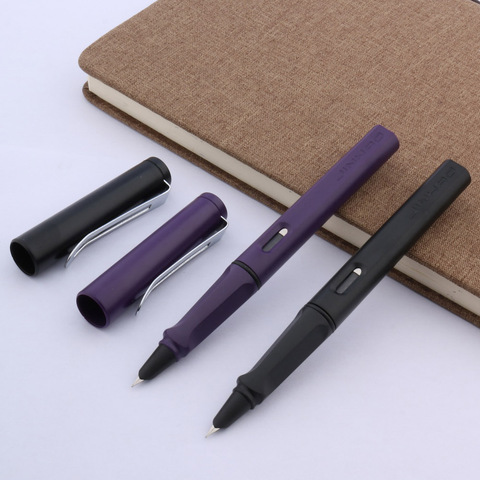 Jinhao – stylo à plume pour étudiant, design classique à la mode, noir mat, violet ► Photo 1/6