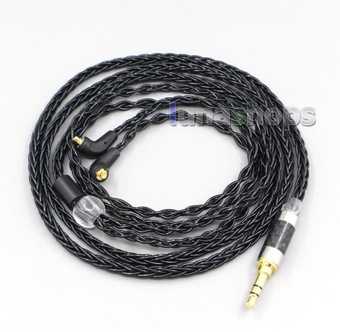 LN006591 3.5mm 2.5mm XLR 4.4mm 8 câble d'écouteurs OCC plaqué argent pour Etymotic ER4SR ER4XR ER3XR ER3SE ER2XR ER2SE ► Photo 1/6