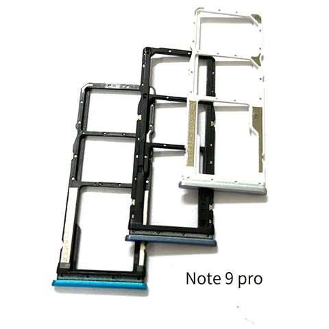 Support de plateau Sim pour Xiaomi Redmi Note 9 pro Note9 Note 9S support de fente de plateau de carte SIM prise adaptateur ► Photo 1/3