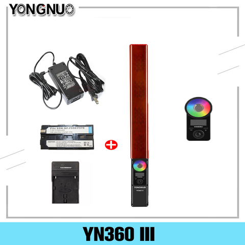 YONGNUO – lampe LED portative YN360III, température de couleur rvb 5500k, pour Studio, photographie et enregistrement vidéo d'extérieur ► Photo 1/6