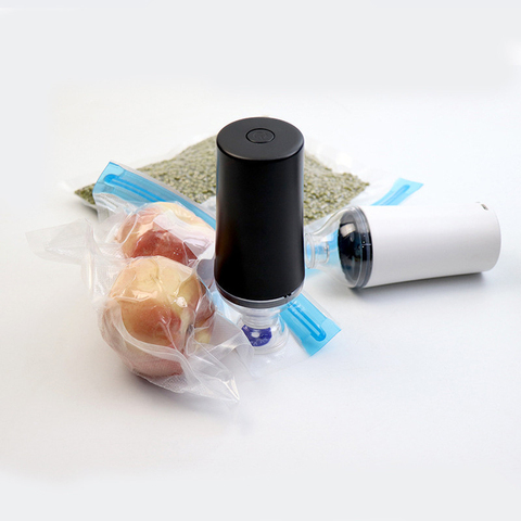 Portable prendre sous vide scellant cuisine tenir pompe de pompage nourriture frais pompe de pompage compresser accepter sac moteur pompe de pompage ► Photo 1/6