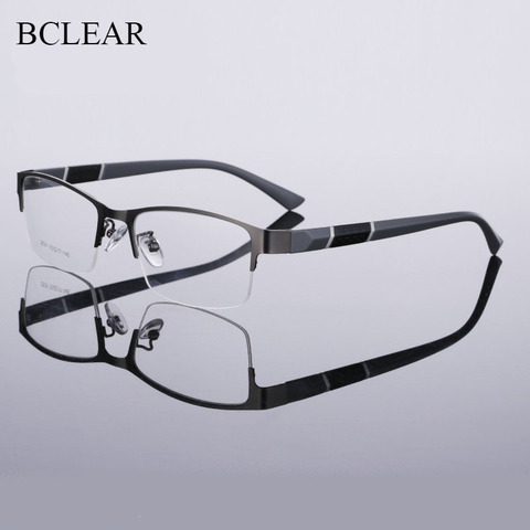 BCLEAR-bord avant en alliage souple | Plastique, à bords mi-longs, monture de lunettes optiques pour hommes et lunettes pour femmes ► Photo 1/6