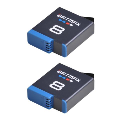 Pack de 2 batteries pour Gopro Hero 8 Black, 1680mAh, Akku AHDBT-801, accessoires ► Photo 1/6