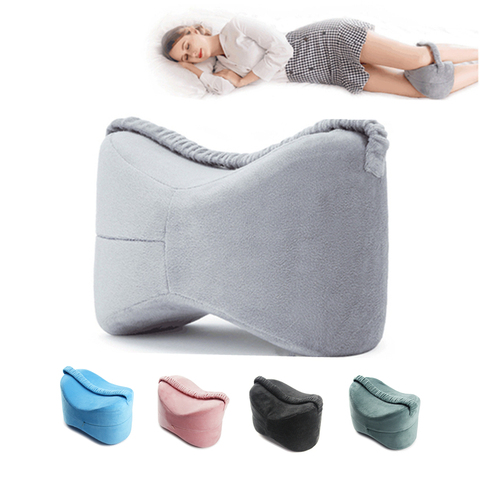 Oreiller orthopédique en mousse à mémoire de forme pour les jambes, coussin pour dormir sur le côté, soulagement de la sciatique, pour femme enceinte ► Photo 1/6