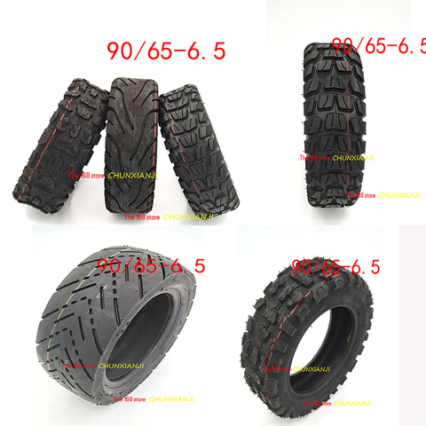 Haute qualité 11 pouces pneu tubeless scooter électrique remis à neuf 11 pouces 90/65-6.5 épais pneu pneu extérieur vide pneu de route ► Photo 1/6