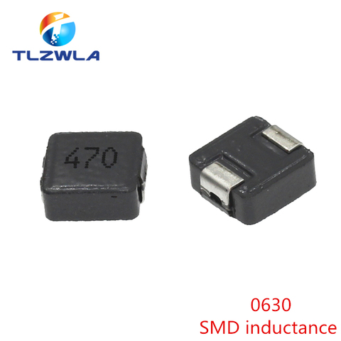 Inductance de puissance SMD 0630, 10 pièces, 1/2,2/3,3/4,7/6,8/10/15/22/33/47/ ► Photo 1/5