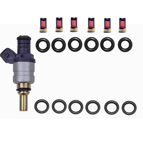 Kit de réparation d'injecteur de carburant, 6 ensembles, pièces #1439800 pour bwm e série 5 e46 e60, m54, e39 (AY-RK308), livraison gratuite ► Photo 1/1