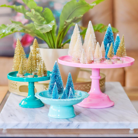 Petit sapin de noël à faire soi-même, 5 pièces, 6 couleurs, petit sapin de pin placé sur le bureau, pour la décoration de la maison, cadeaux pour enfants ► Photo 1/6