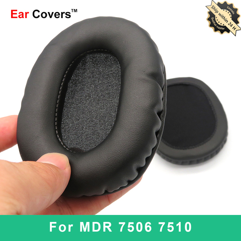 Coussinets d'oreille pour Sony MDR-7506 MDR-7510 MDR 7506 7510, oreillettes de remplacement en cuir PU, mousse ► Photo 1/6