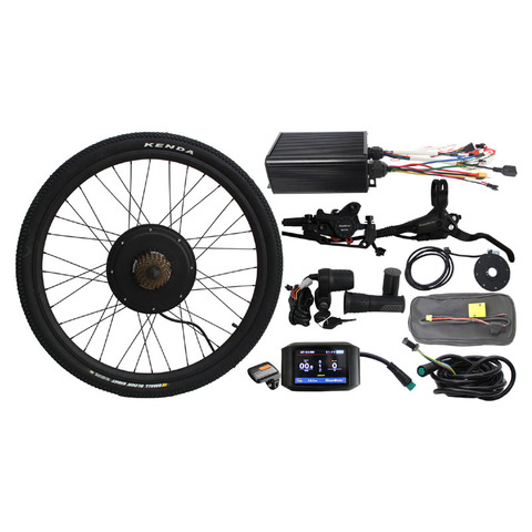 RisunMotor – Kit de Conversion de roue arrière de vélo électrique, système de contrôleur à onde sinusoïdale Programmable, moyeu de 1500mm, 48V, 135 W, EU DUTY FREE ► Photo 1/6