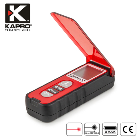 Kapro – Roulette numérique Portable 30M, Laser de mesure de Distance télémètre rétro-éclairé télémètre à bande Laser Trena électronique ► Photo 1/6