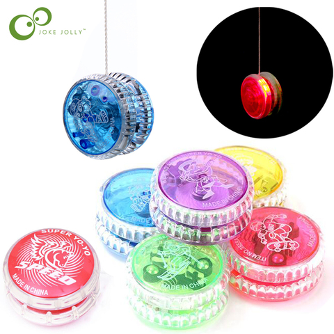 Boule YoYo à LED clignotante pour enfants, jouet classique, mécanisme d'embrayage, magique, de fête, à la mode, ZXH, nouveauté 2022 ► Photo 1/6