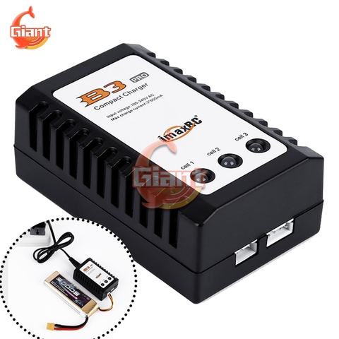 AC100V-240V prise ue/US chargeur de batterie équilibré IMaxRC IMax B3 Pro Compact 2S 3S Lipo chargeur de batterie équilibré pour hélicoptère RC ► Photo 1/6