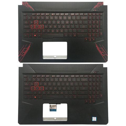 Repose-paume pour ordinateur portable ASUS TUF Gaming FX504 FX86 FX86S FX505 FX80 FX80G FX80GD, coque supérieure, clavier rétro-éclairé américain, 95% neuf ► Photo 1/4