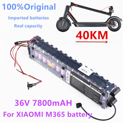 100% batterie originale 36V 7.8Ah ForXiaomi M365 Pro batterie spéciale 36V batterie 7800mAh équitation 40km BMS ► Photo 1/6