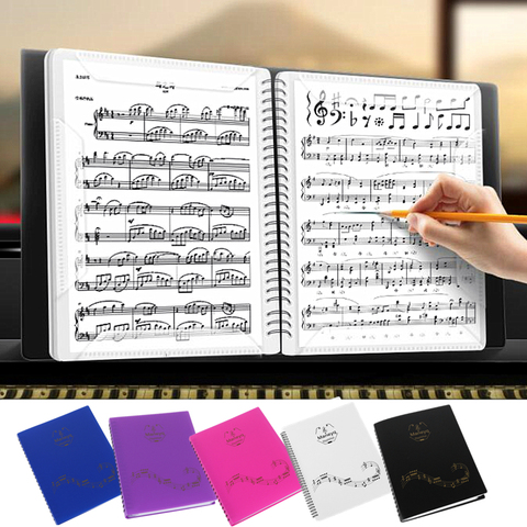 Cahier de pratique de musique A4, 60 Pages, Piano, violon, universel, cinq lignes, accessoires de partition de musique ► Photo 1/6