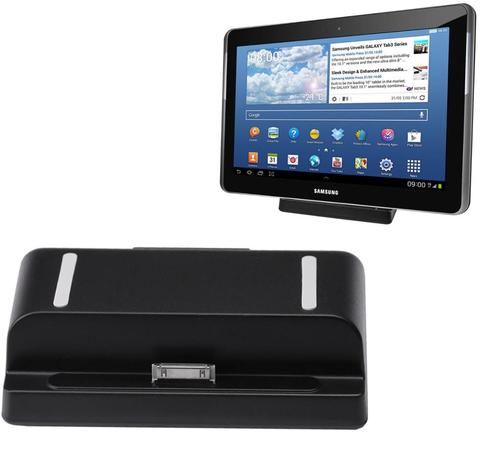 Station de recharge avec support et câble USB pour Samsung Galaxy Tab 2, Samsung Galaxy Note 7.0, N8000, N8010, 8.9, 10.1 ► Photo 1/6