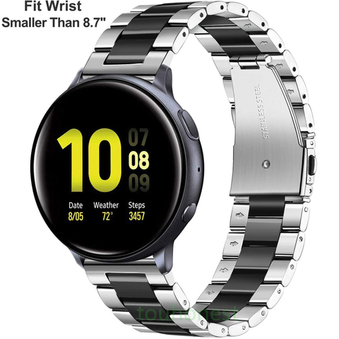 Bracelet huami amazfit en acier inoxydable, 20mm 22mm 1 2S gtr bip, pour Huawei GTS Watch 2 Pro gt 2 42 46 47 MM Honor magic ► Photo 1/6