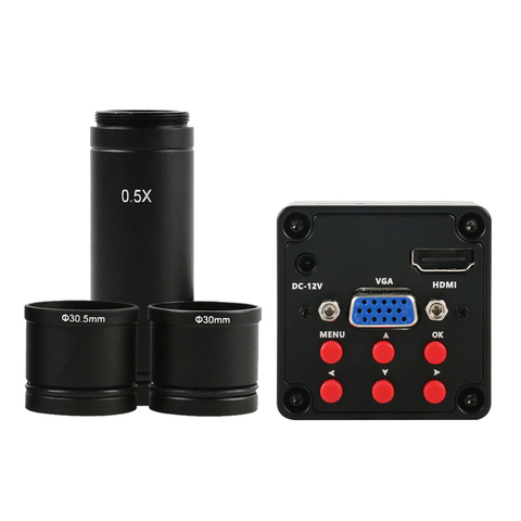 SONY IMX307 CMOS capteur 1080P HDMI VGA industriel Microscope vidéo numérique caméra + oculaire 30.5 x adaptateur anneau 30mm m ► Photo 1/6