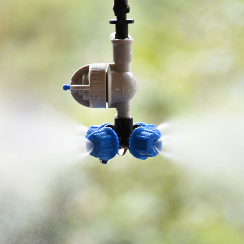 Buse croisée anti-brouillard suspendue pour serre, pulvérisation d'eau antigoutte-à-goutte, pulvérisation d'eau pour l'irrigation, lot de 2 ► Photo 1/6