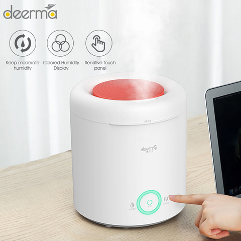 Deerma – humidificateur d'air ultrasonique, diffuseur d'huile d'aromathérapie, 2,5 l, humidité constante intelligente pour le bureau et la maison ► Photo 1/5