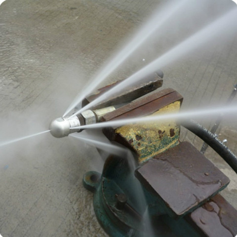 Buse de nettoyage d'égout laveuse à haute pression buse de nettoyage de vidange buse de nettoyage d'égout ► Photo 1/6