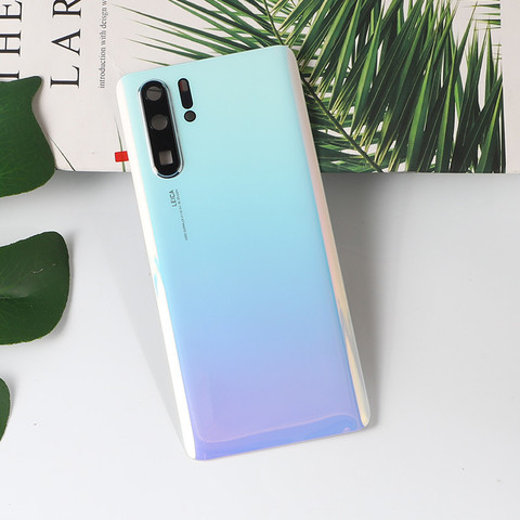 P30Pro boîtier pour Huawei P30 Pro verre couvercle de batterie réparation porte arrière téléphone coque arrière + Logo caméra verre colle ► Photo 1/6