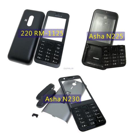 Nouveau boîtier de haute qualité pour Nokia 220 RM-1125 N225 N 230 téléphone portable housse clavier ► Photo 1/6