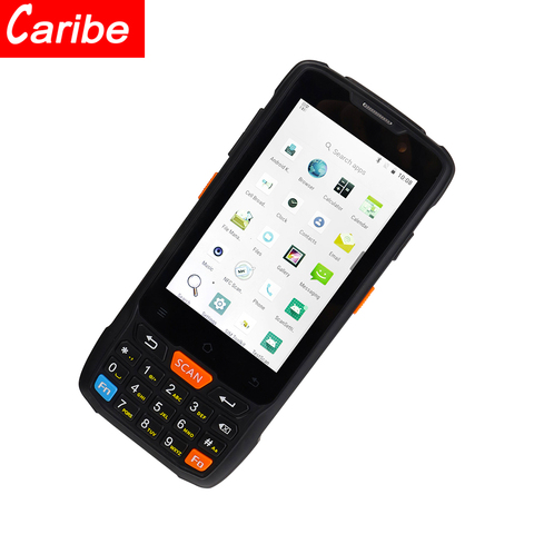 Caribe PL-40L Scanner de codes-barres Portable industriel, 2D, avec NFC, RFID, GPS, Bluetooth ► Photo 1/6