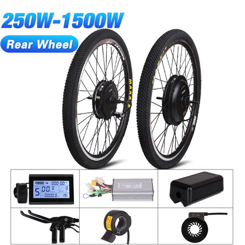 Kit de motorisation de vélo électrique, roue motorisée de 48V, 36V, MXUS 350W, 500W, 1000W, 1500W ► Photo 1/6