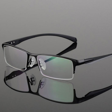 HOTOCHKI-monture de lunettes optiques pour hommes, placage électronique en Titanium IP en métal, monture en alliage, Prescription, lunettes pour homme ► Photo 1/5