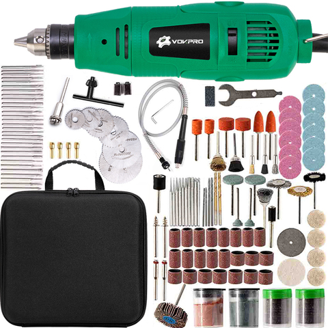 Perceuse électrique 260w Max, Mini graveur Dremel, Machine à graver, outils électriques avec mèches Dirll polissage d'arbre Flexible ► Photo 1/6