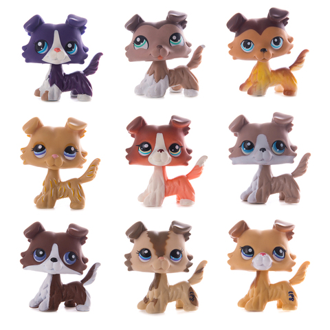 Original LPS petite animalerie Collie chien Collection chat court haute qualité poupées figurines modèle jouets pour fille enfants cadeau ► Photo 1/6